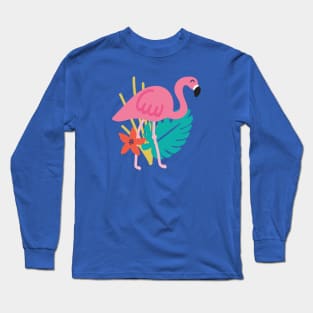 Tropical Flamingo Long Sleeve T-Shirt